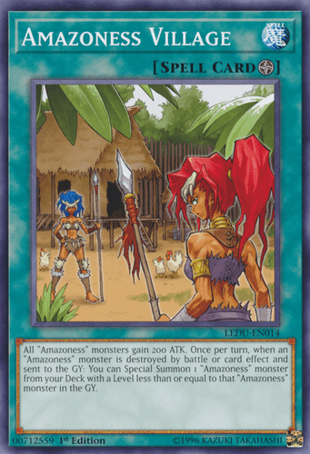 Amazoness Village - LEDU-EN014 Common 1st Edition