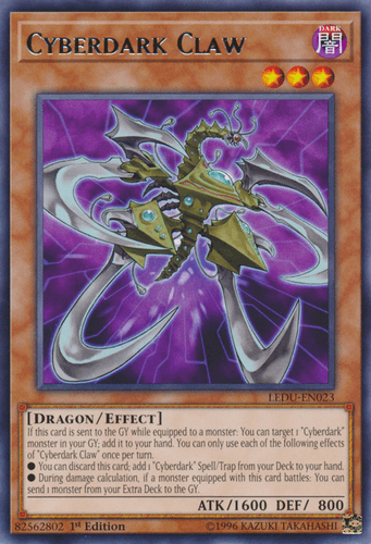 Cyberdark Claw - LEDU-EN023 Rare 1st Edition