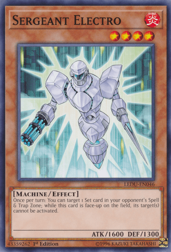 Sergeant Electro - LEDU-EN046 Common 1st Edition