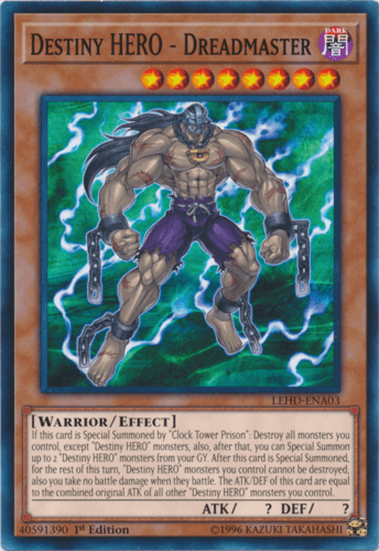 Destiny HERO - Dreadmaster - LEHD-ENA03 Common 1st Edition
