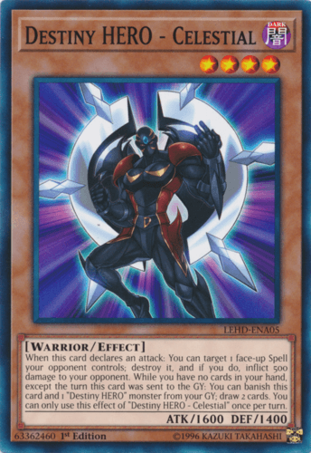Destiny HERO - Celestial - LEHD-ENA05 Common 1st Edition
