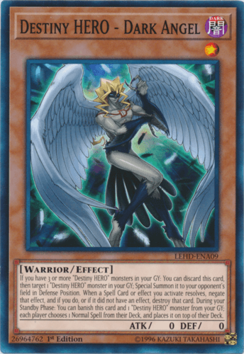 Destiny HERO - Dark Angel - LEHD-ENA09 Common 1st Edition