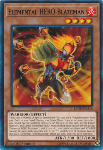 Elemental HERO Blazeman - LEHD-ENA16 Common 1st Edition