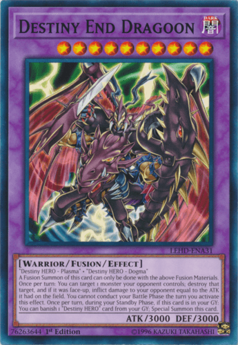 Destiny End Dragoon - LEHD-ENA31 Common 1st Edition
