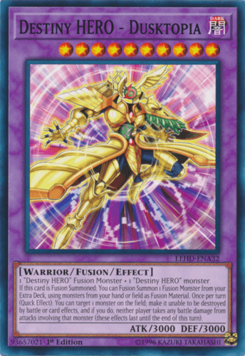 Destiny HERO - Dusktopia - LEHD-ENA32 Common 1st Edition