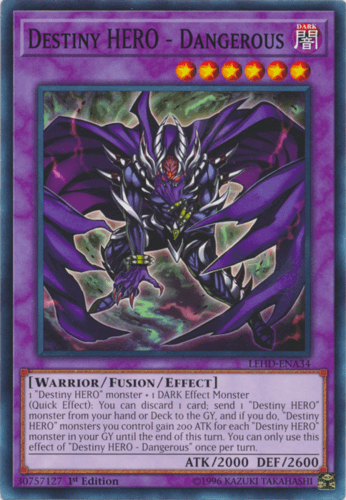 Destiny HERO - Dangerous - LEHD-ENA34 Common 1st Edition