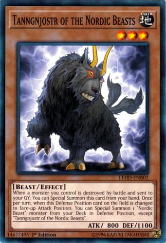 Tanngnjostr of the Nordic Beasts - LEHD-ENB02 Common 1st Edition