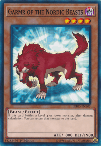 Garmr of the Nordic Beasts - LEHD-ENB03 Common 1st Edition