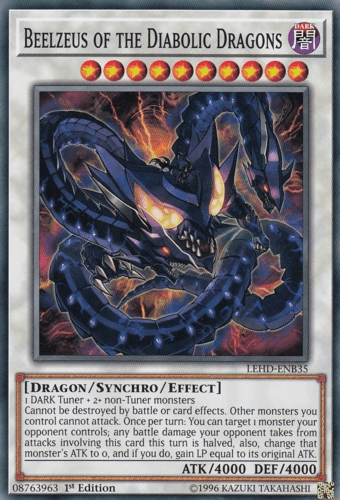 Beelzeus of the Diabolic Dragons - LEHD-ENB35 Common 1st Edition