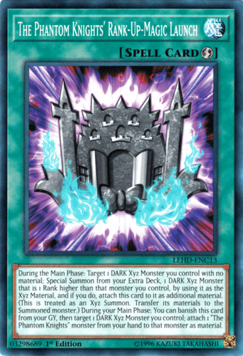 The Phantom Knights' Rank-Up-Magic Launch - LEHD-ENC13 Common 1st Edition
