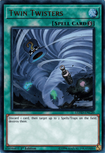 Twin Twisters - LEHD-ENC20 Ultra Rare 1st Edition