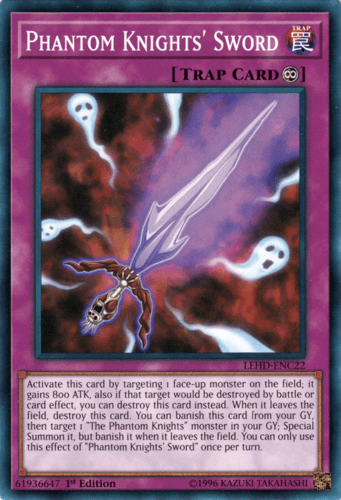 Phantom Knights' Sword - LEHD-ENC22 Common 1st Edition