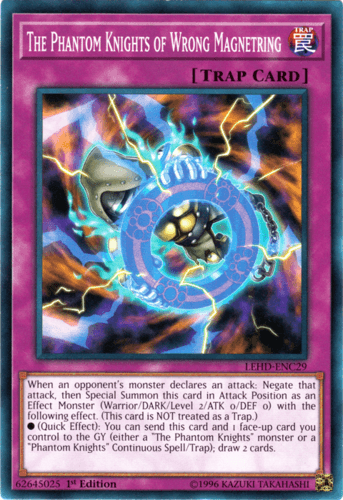 The Phantom Knights of Wrong Magnetring - LEHD-ENC29 Common 1st Edition