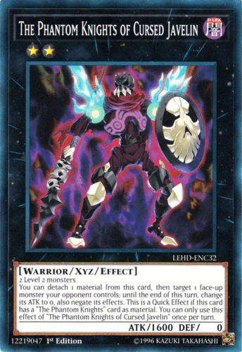 The Phantom Knights of Cursed Javelin - LEHD-ENC32 Common 1st Edition