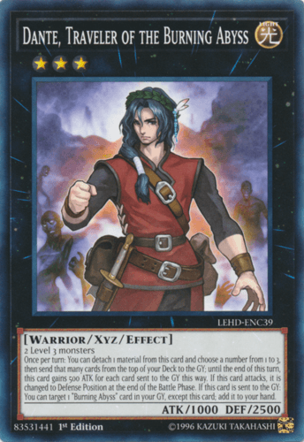 Dante, Traveler of the Burning Abyss - LEHD-ENC39 Common 1st Edition