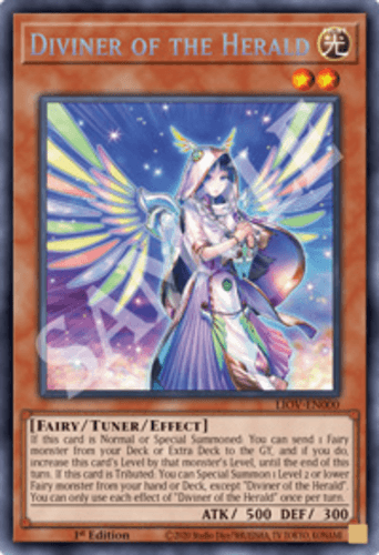 Diviner of the Herald - LIOV-EN000 Secret Rare 1st Edition