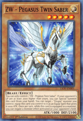 ZW - Pegasus Twin Saber - LIOV-EN001 Common 1st Edition