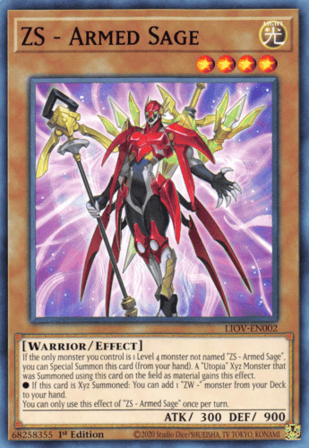 ZS - Armed Sage - LIOV-EN002 Common 1st Edition