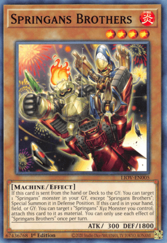 Springans Brothers - LIOV-EN005 Common 1st Edition