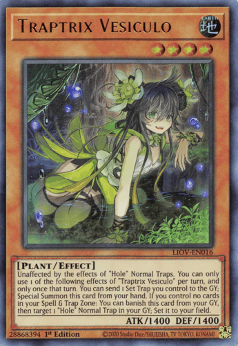 Traptrix Vesiculo - LIOV-EN016 Ultra Rare 1st Edition