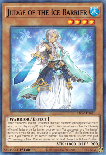Judge of the Ice Barrier - LIOV-EN020 Common 1st Edition