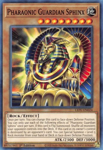 Pharaonic Guardian Sphinx - LIOV-EN024 Common 1st Edition