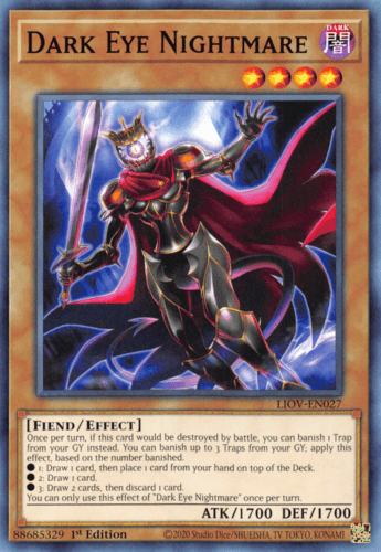 Dark Eye Nightmare - LIOV-EN027 Common 1st Edition