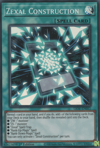 Zexal Construction - LIOV-EN051 Super Rare 1st Edition