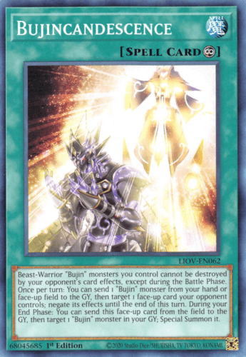 Bujincandescence - LIOV-EN062 Common 1st Edition