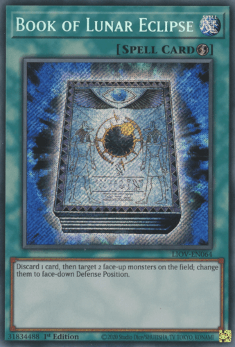 Book of Lunar Eclipse - LIOV-EN064 Secret Rare 1st Edition