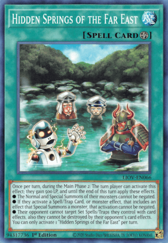 Hidden Springs of the Far East - LIOV-EN066 Common 1st Edition