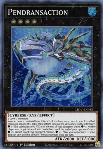 Pendransaction - LIOV-EN083 Super Rare 1st Edition