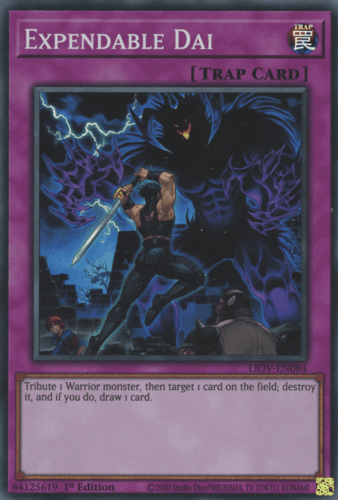 Expendable Dai - LIOV-EN084 Super Rare 1st Edition
