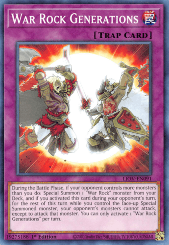 War Rock Generations - LIOV-EN091 Common 1st Edition