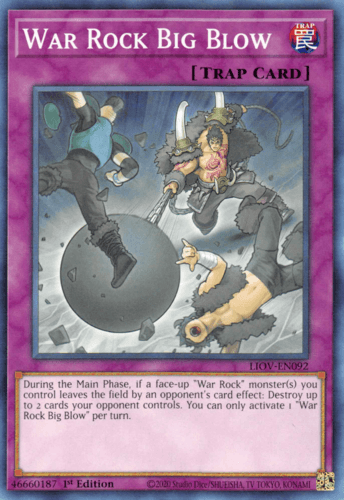 War Rock Big Blow - LIOV-EN092 Common 1st Edition