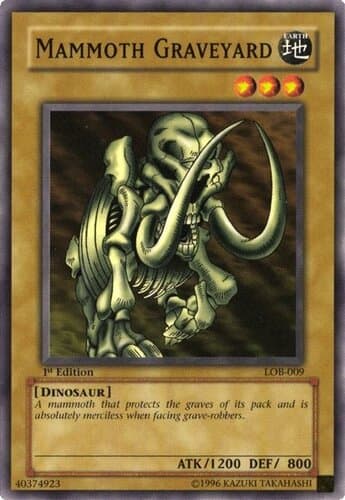 Mammoth Graveyard - LOB-009 Common 1st Edition