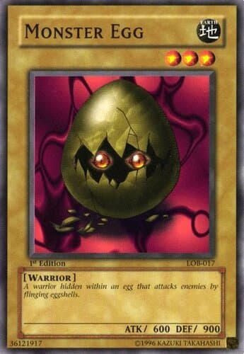 Monster Egg - LOB-017 Common 1st Edition