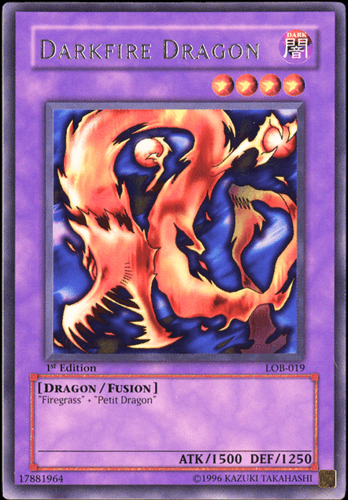 Darkfire Dragon - LOB-019 Rare Unlimited