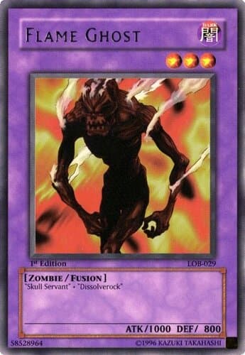 Flame Ghost - LOB-029 Rare Unlimited