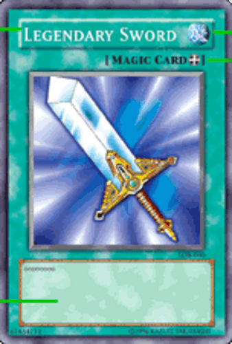 Legendary Sword - LOB-040 Common 1st Edition