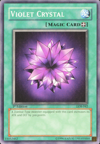 Violet Crystal - LOB-042 Common 1st Edition