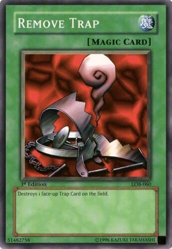 Remove Trap - LOB-060 Common 1st Edition