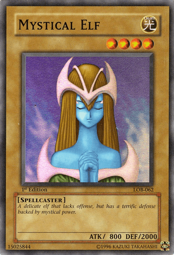 Mystical Elf - LOB-062 Super Rare 1st Edition
