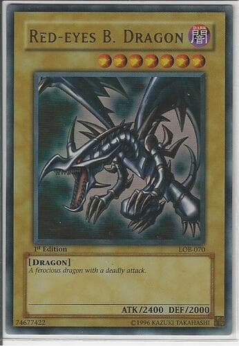 Red-Eyes Black Dragon - LOB-070 Ultra Rare 1st Edition