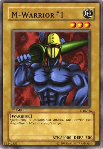 M-Warrior #1 - LOB-076 Common 1st Edition