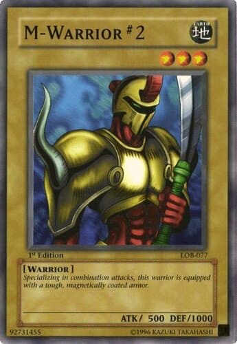M-Warrior #2 - LOB-077 Common 1st Edition