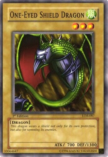 One-Eyed Shield Dragon - LOB-087 Common Unlimited