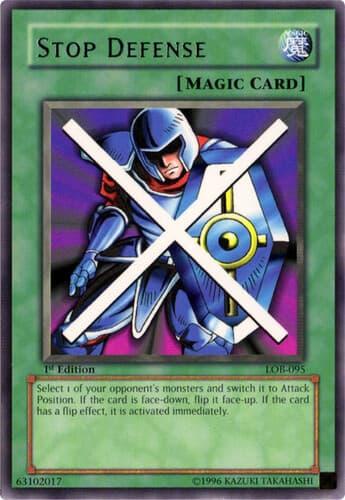 Stop Defense - LOB-095 Rare 1st Edition