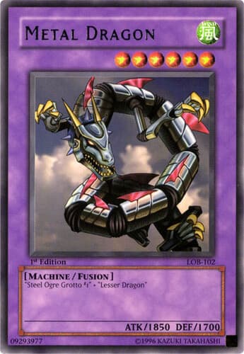 Metal Dragon - LOB-102 Rare Unlimited