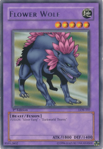Flower Wolf - LOB-107 Rare 1st Edition